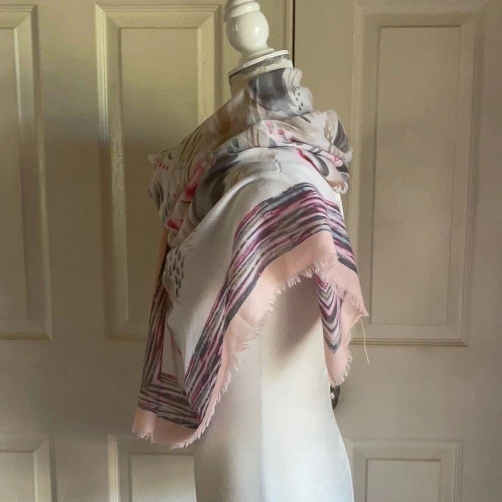 NWT Proper Topper Watercolor Scarf
